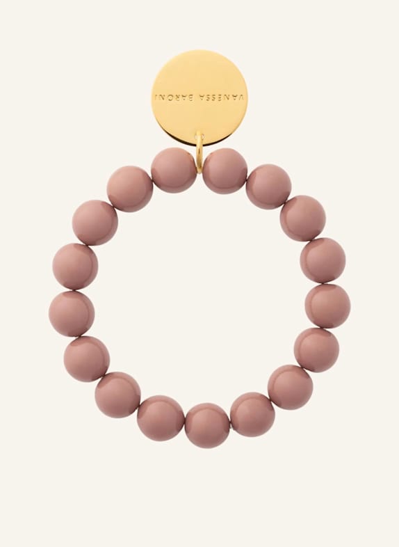 VANESSA BARONI Armbänder MINI BEADS FLEX BRACELET MOCHA MOUSE by GLAMBOU GOLD