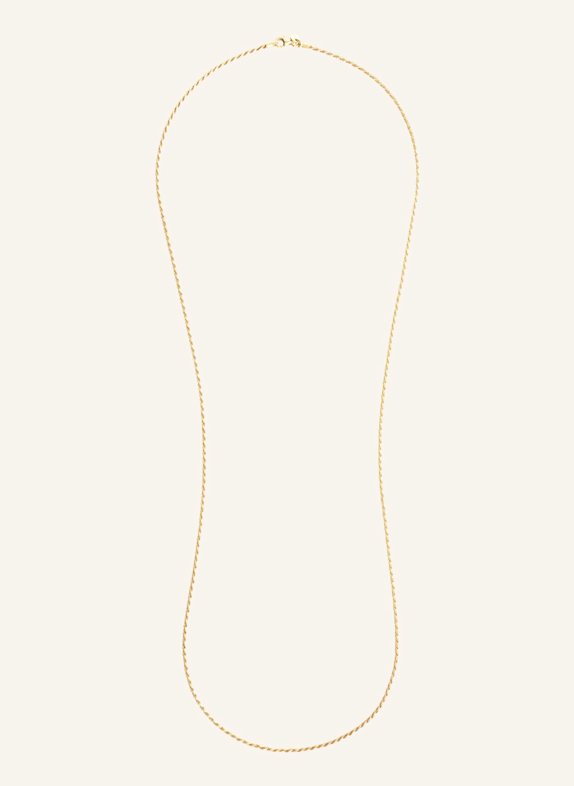 Pompidou Halsketten MINI RUBY LONG by GLAMBOU GOLD