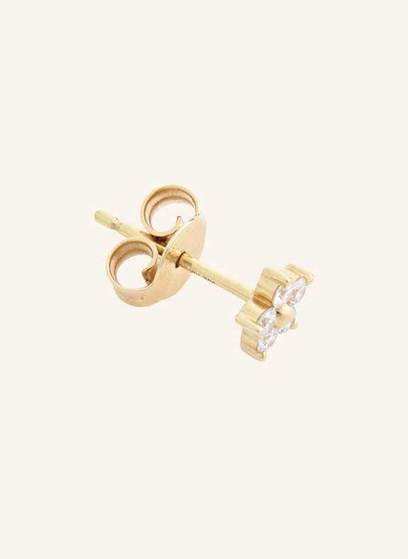 JUULS & KARATS Single-Ohrstecker FLOWER by GLAMBOU GOLD