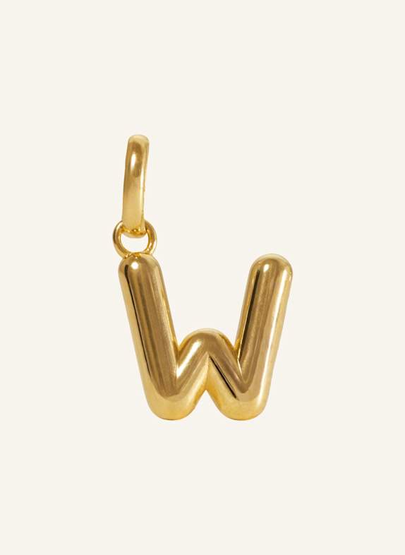 Pompidou Anhänger PUFFY LETTER W by GLAMBOU GOLD