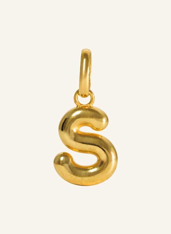 Pompidou Anhänger PUFFY LETTER S by GLAMBOU GOLD