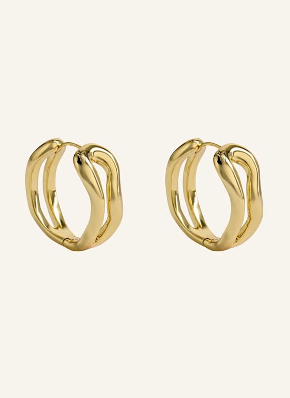 Pompidou Kreolen MELINA SCULPTED MEDIUM by GLAMBOU GOLD