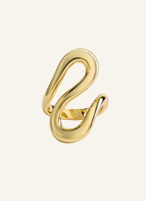 Pompidou Ringe SOLIN CURVE by GLAMBOU GOLD