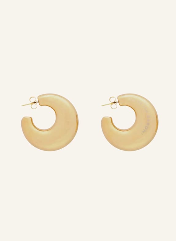 VANESSA BARONI Creolen MOON EARRINGS GOLD by GLAMBOU GOLD