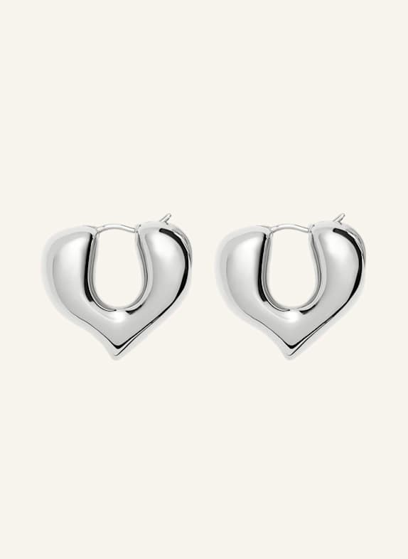 MISSOMA Creolen MOLTEN HEART MEDIUM HOOP EARRINGS by GLAMBOU SILBER