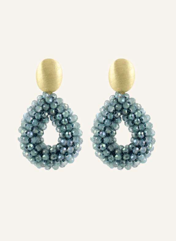 LOTT.gioielli Ohrhänger BERRY DROP XS TEAL BLUE by GLAMBOU GOLD