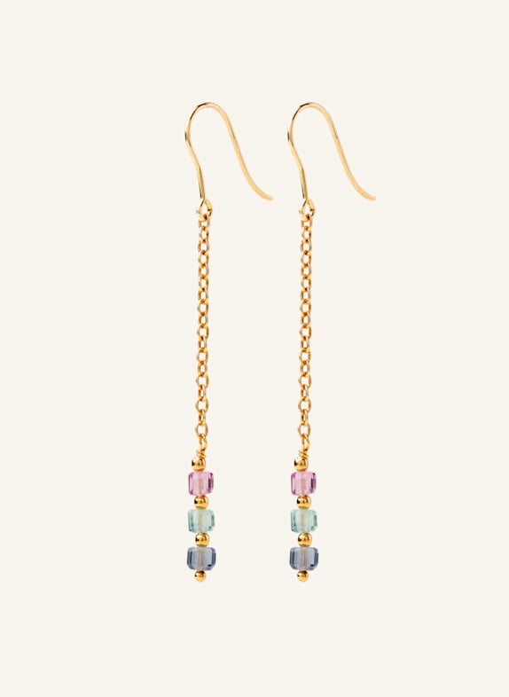 ALISIA Ohrhänger FLUORITE LONG by GLAMBOU GOLD