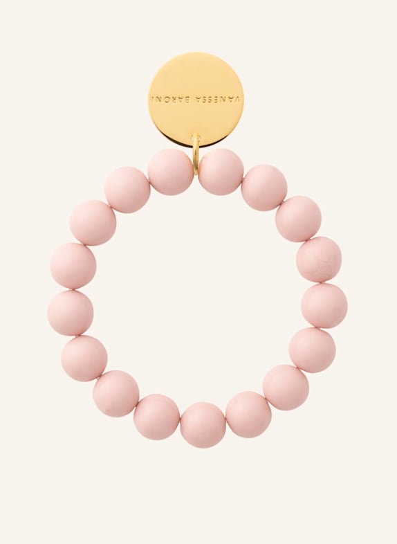 VANESSA BARONI Armbänder MINI BEADS FLEX BRACELET LIGHT ROSE by GLAMBOU GOLD