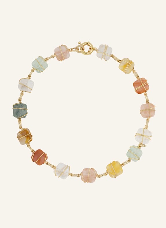 GAS BIJOUX Ketten RAINBOW SQUARE by GLAMBOU GOLD