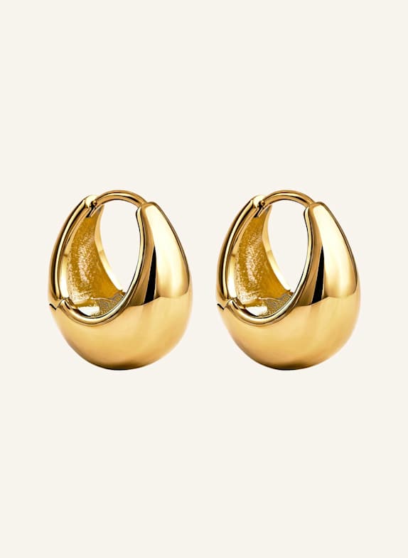Pompidou Creolen SOFT BOLD HOOPS by GLAMBOU GOLD