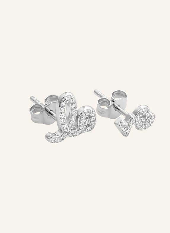 OHH LUILU Ohrstecker LOVE by GLAMBOU SILBER