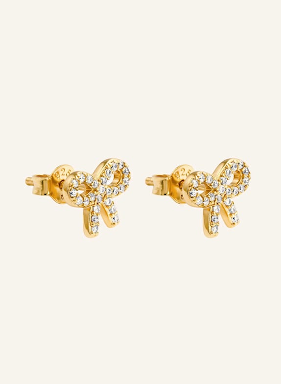 OHH LUILU Ohrstecker BOW STUDS by GLAMBOU GOLD