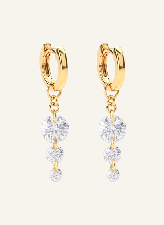 Pompidou Ohrhänger ASMA TRIO by GLAMBOU GOLD