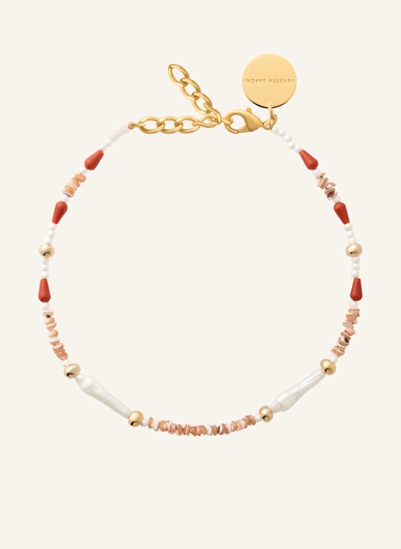VANESSA BARONI Halsketten SHORE NECKLACE RED by GLAMBOU GOLD