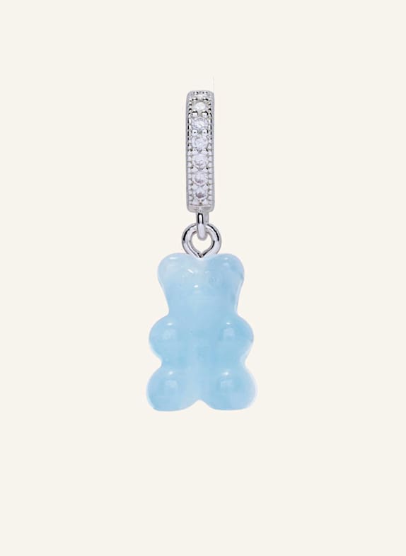 CRYSTAL HAZE Anhänger CRYSTAL NOSTALGIA BEAR AQUAMARINE by GLAMBOU