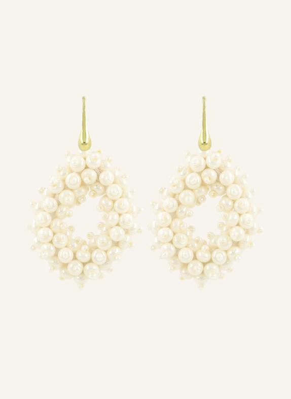LOTT.gioielli Ohrhänger HOLLY CE GB ACE DOUBLE STONES M PEARL by GLAMBOU GOLD