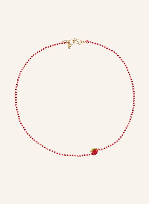 pura utz Halsketten MINI STRIPED APPLE NECKLACE by GLAMBOU GOLD