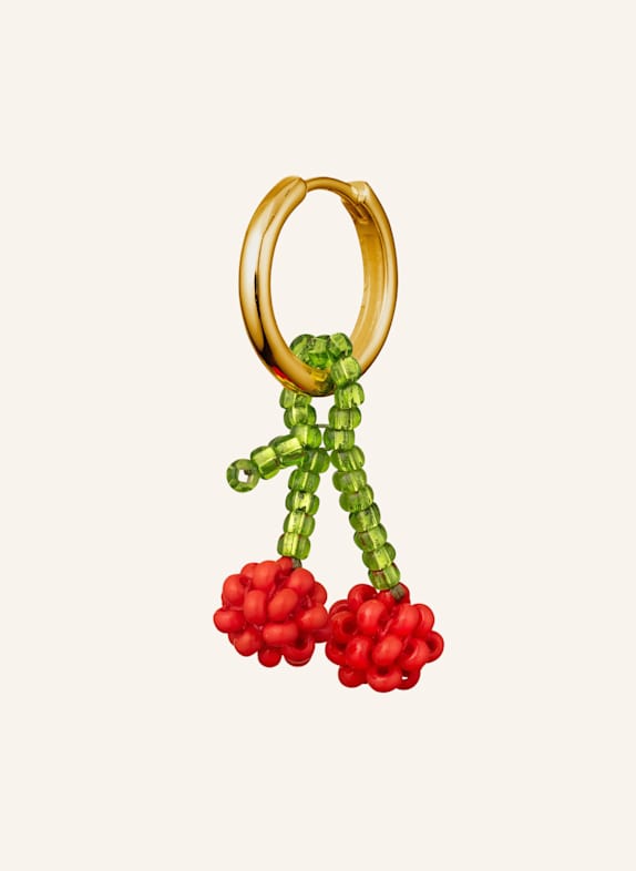 pura utz Creolen MINI CHERRY EARRING by GLAMBOU GOLD
