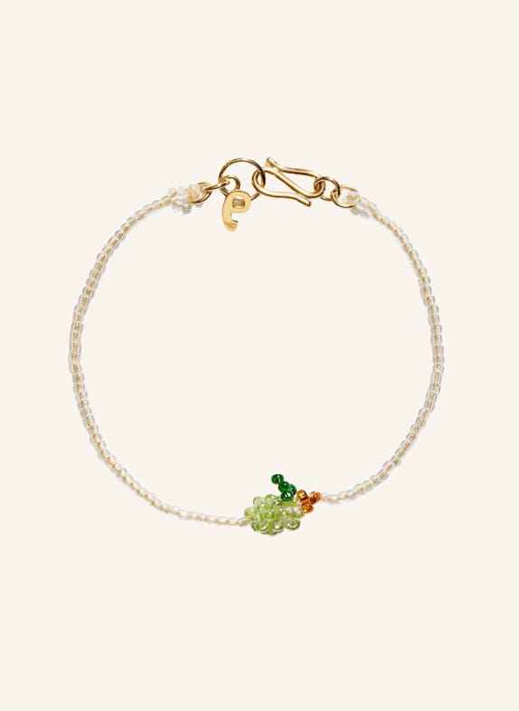 pura utz Armbänder MINI PEAR BRACELET 17CM by GLAMBOU GOLD