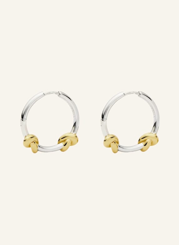 MISSOMA Creolen LUCY WILLIAMS KNOT SMALL HOOP EARRINGS by GLAMBOU GOLD