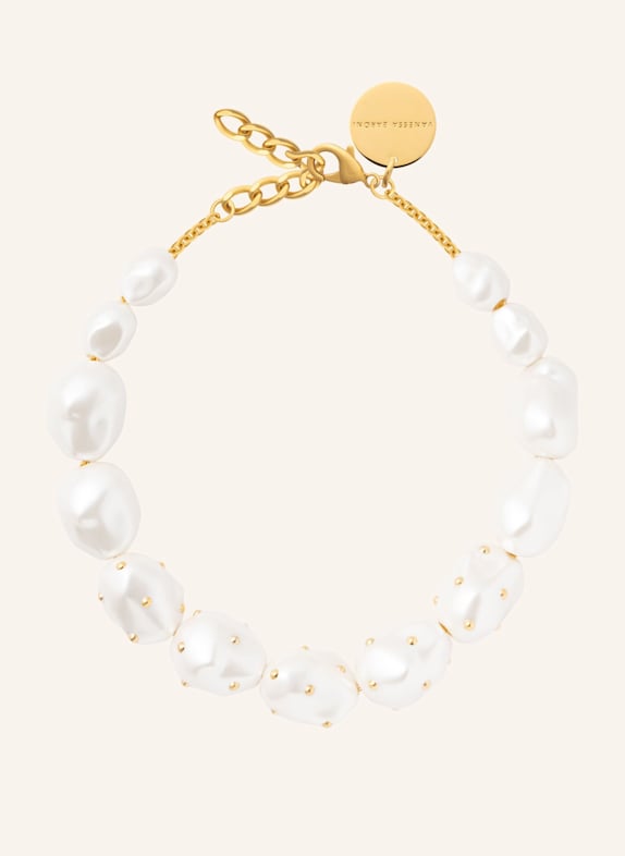 VANESSA BARONI Halsketten BIG ORGANIC STUD PEARL by GLAMBOU GOLD