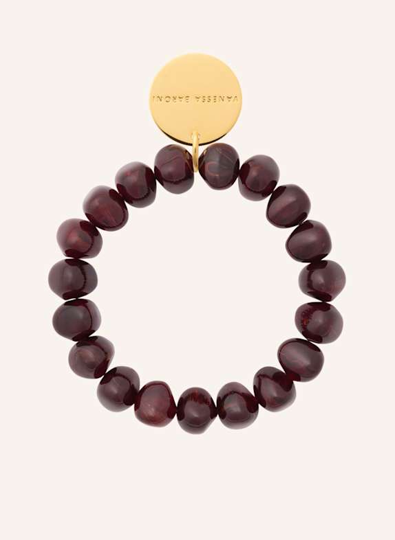 VANESSA BARONI ArmbänderArmbänder MINI STONE FLEX BORDEAUX MARBLE by GLAMBOU GOLD