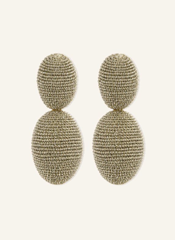 LOTT.gioielli Ohrhänger MARIELLE CE SI DOUBLE BRAIDED OVAL M WAX by GLAMBOU GOLD