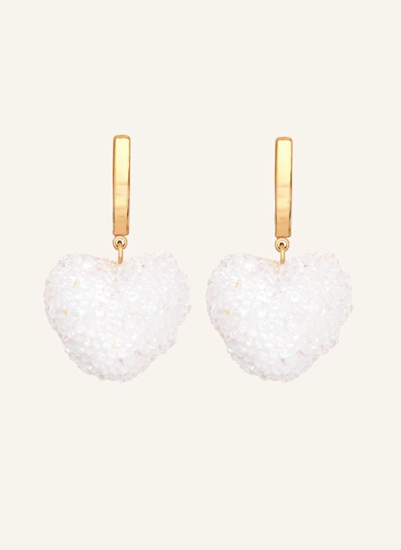CRYSTAL HAZE Creolen JELLY HEART CLOUD by GLAMBOU GOLD