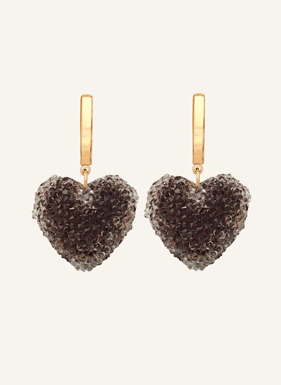 CRYSTAL HAZE Creolen JELLY HEART CHOCOLATE by GLAMBOU GOLD