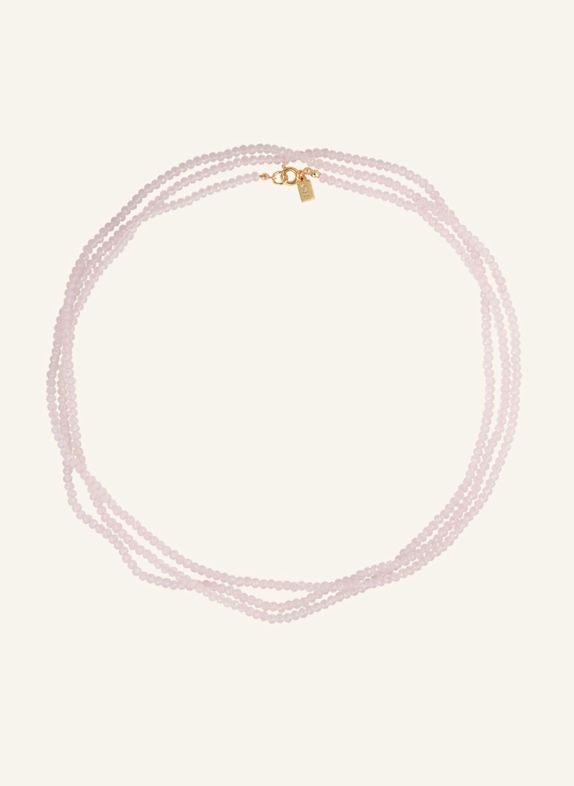 CRYSTAL HAZE Halsketten SHIMMER STACK NECKLACE ROSE by GLAMBOU GOLD