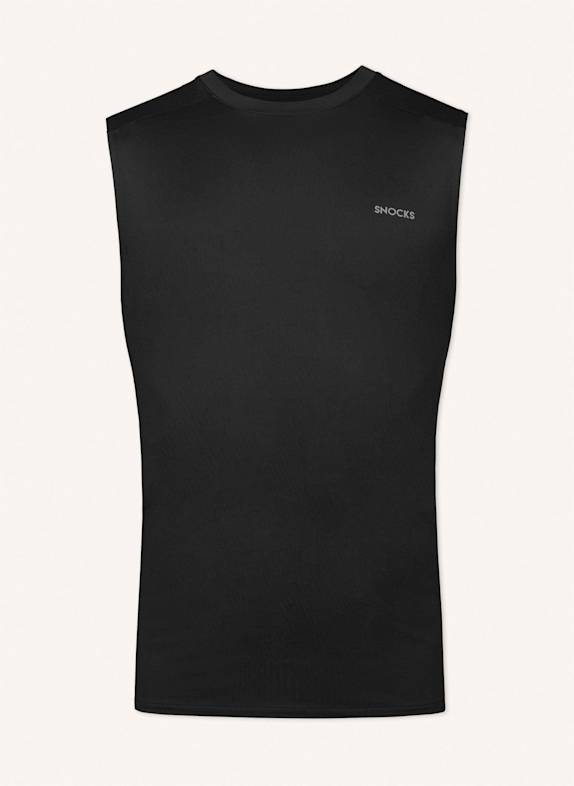 SNOCKS Tank Top Mesh Herren SCHWARZ