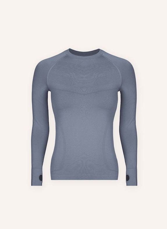 SNOCKS Sportshirt langarm GRAU