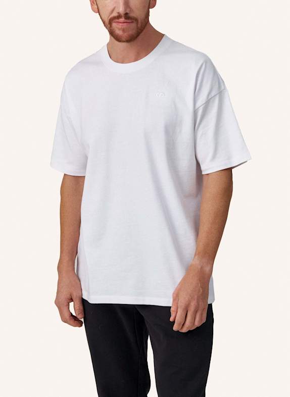SNOCKS Oversized T-Shirt Herren WEISS