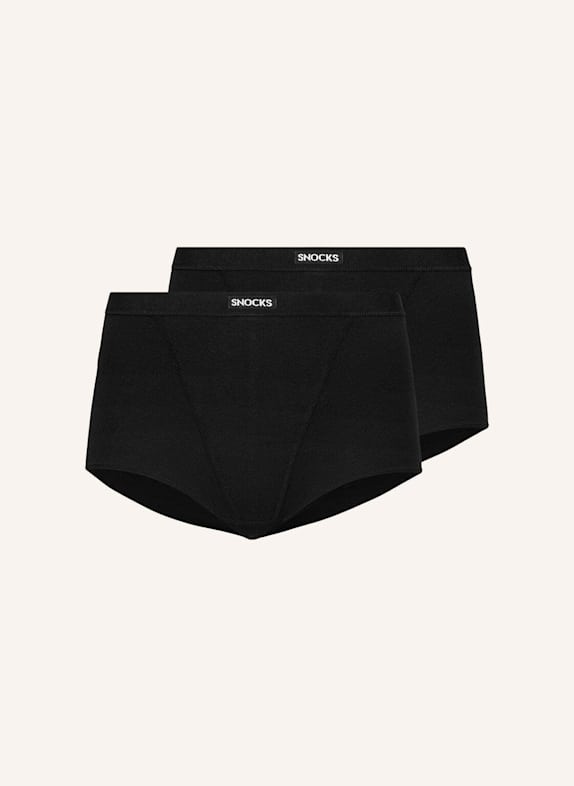 SNOCKS Retro Panties SCHWARZ