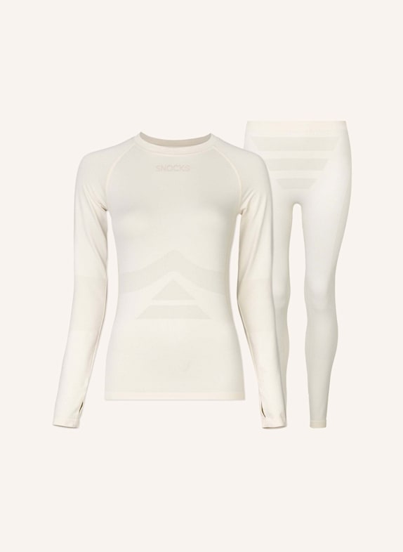 SNOCKS Thermounterwäsche CREME