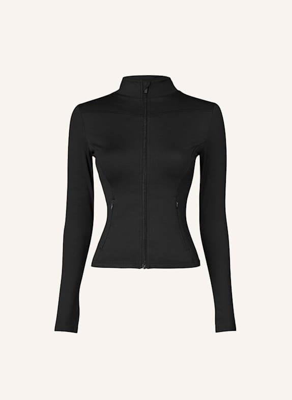 SNOCKS Sportjacke Damen mit Reißverschluss SCHWARZ