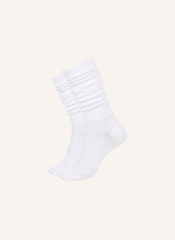 SNOCKS Slouch Socken WEISS