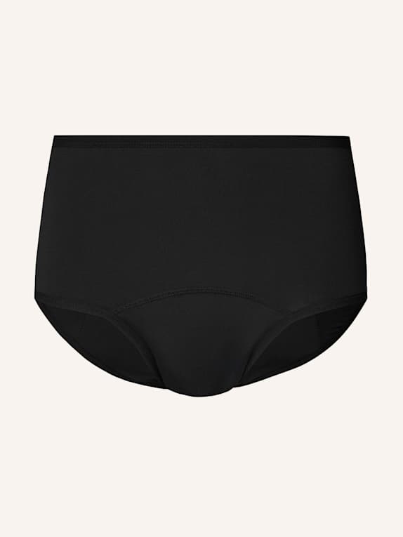 SNOCKS Perioden High Waist Slip STRONG SCHWARZ