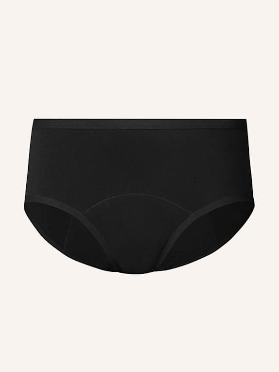 SNOCKS Perioden Hipster Panty STRONG SCHWARZ