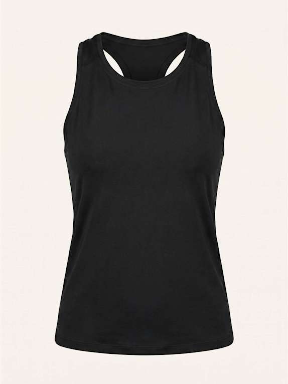 SNOCKS Sport Tank Top Damen SCHWARZ