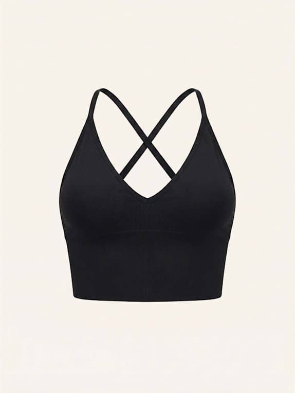 SNOCKS Sport-BH Bralette SCHWARZ