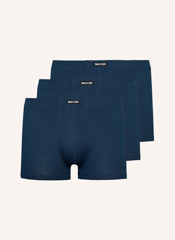 SNOCKS Retro Boxershorts BLAU