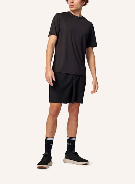 SNOCKS Trainingsshirt SCHWARZ