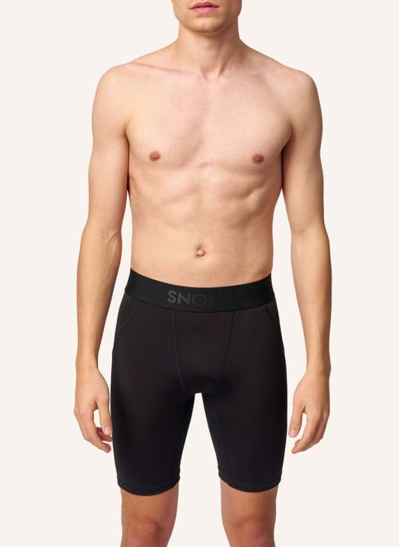 SNOCKS Kurze Lauftights SCHWARZ