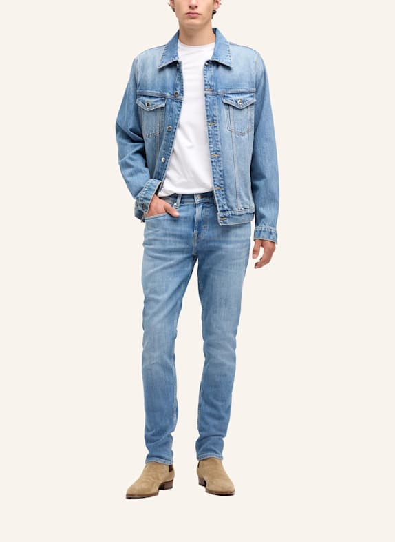 7 for all mankind PERFECT JACKET spijkerjasje BLAUW