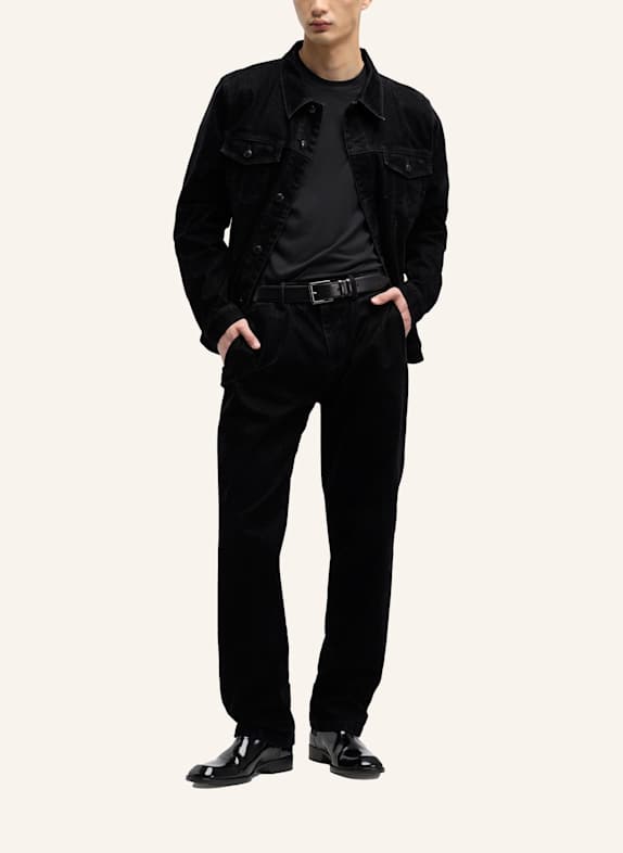 7 for all mankind PERFECT JACKET spijkerjasje ZWART