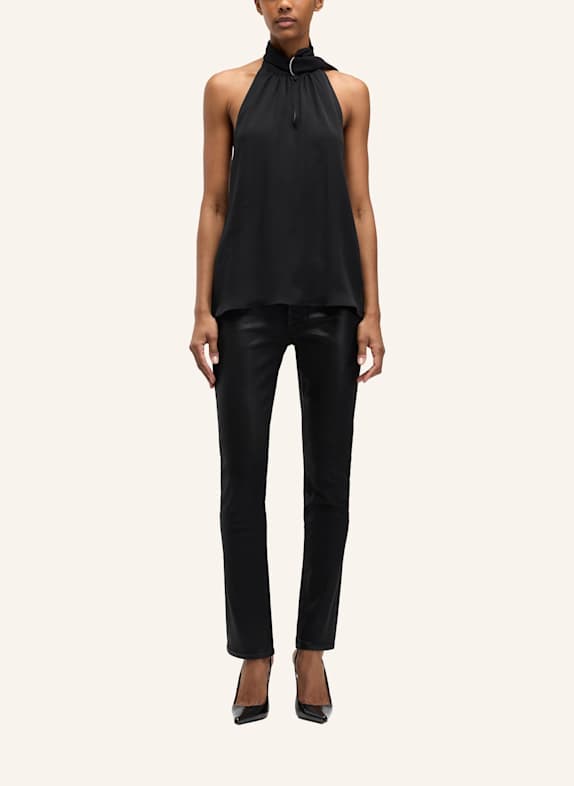 7 for all mankind Jeans LOW SKINNY Skinny Fit ZWART