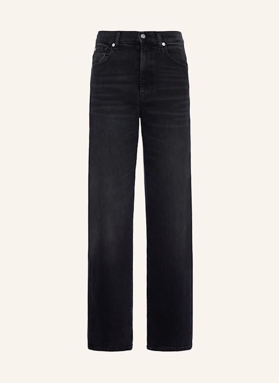 7 for all mankind Jeans STOVEPIPE STRAIGHT Straight Fit SCHWARZ