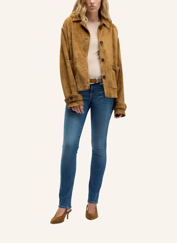 7 for all mankind Skinny jeans LOW SKINNY YUMA BLAUW