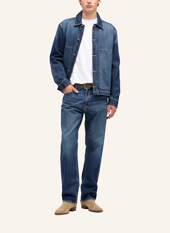 7 for all mankind BLOUSON JACKET Spijkerjasje BLAUW
